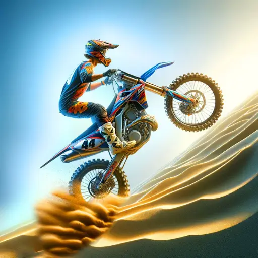 Moto acrobática extrema